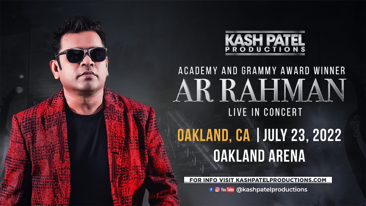 AR Rahman - Oakland, CA, July 23rd, 2022